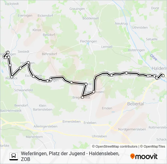 Автобус 618: карта маршрута