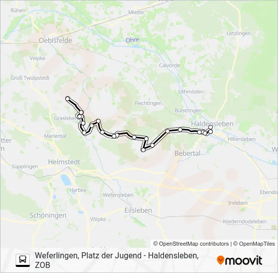 Автобус 618: карта маршрута