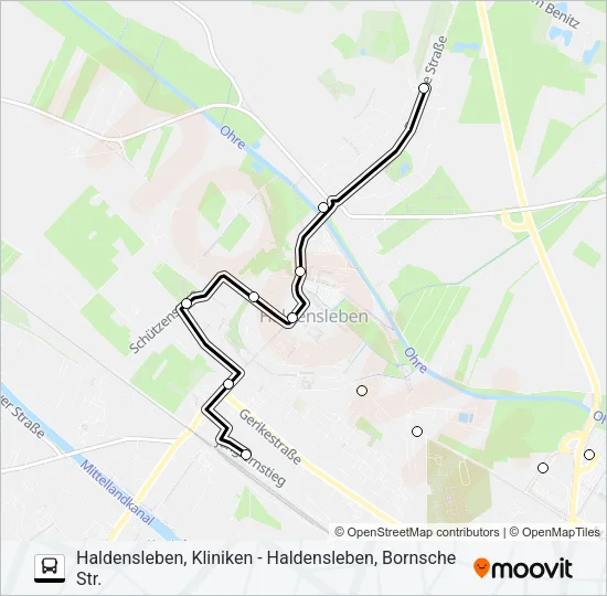 Автобус 647: карта маршрута