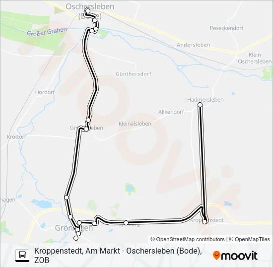 656 Bus Line Map
