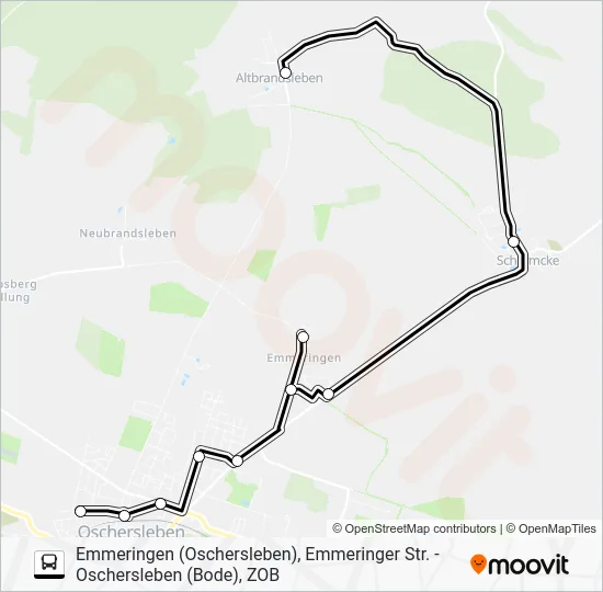 Автобус 657: карта маршрута