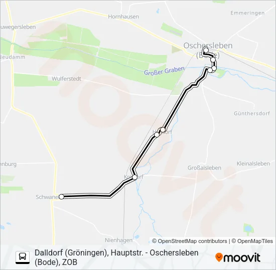 668 Bus Line Map