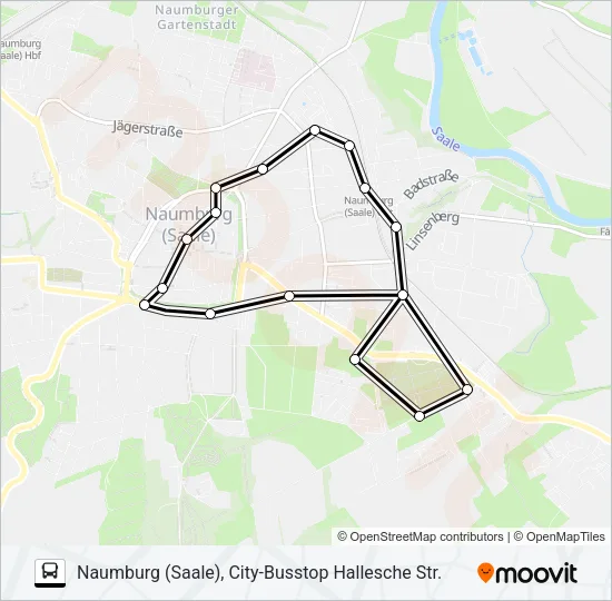 102 Bus Line Map
