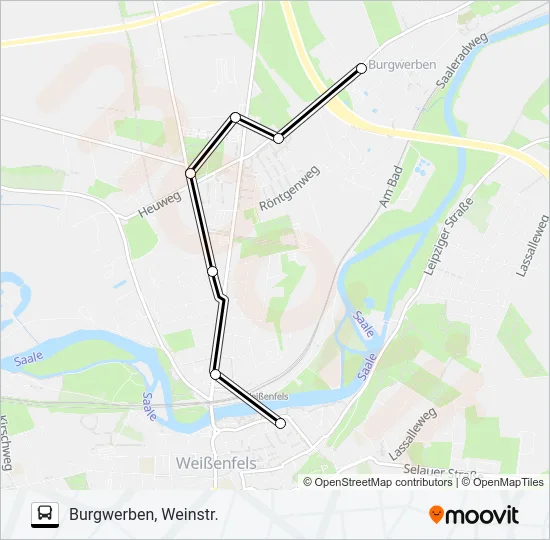202 Bus Line Map