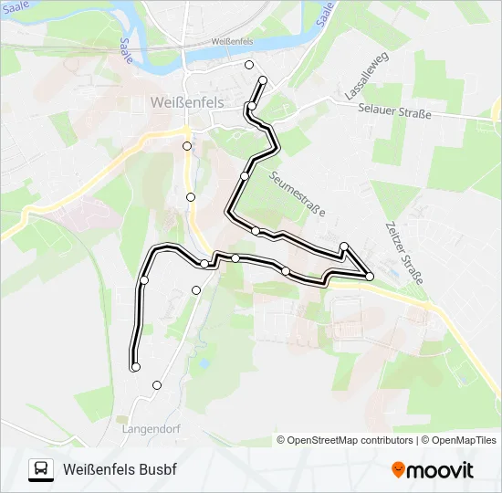 209 Bus Line Map