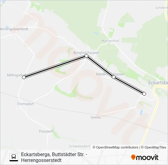 Автобус 601: карта маршрута