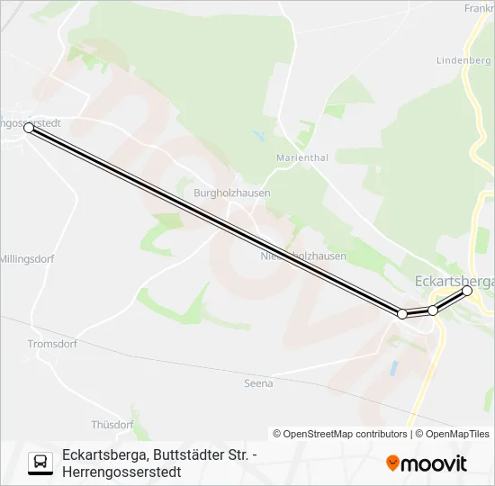 Автобус 601: карта маршрута