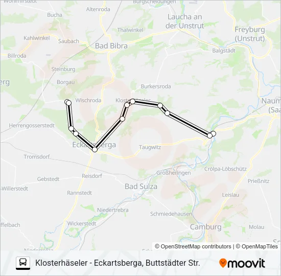 602 Bus Line Map