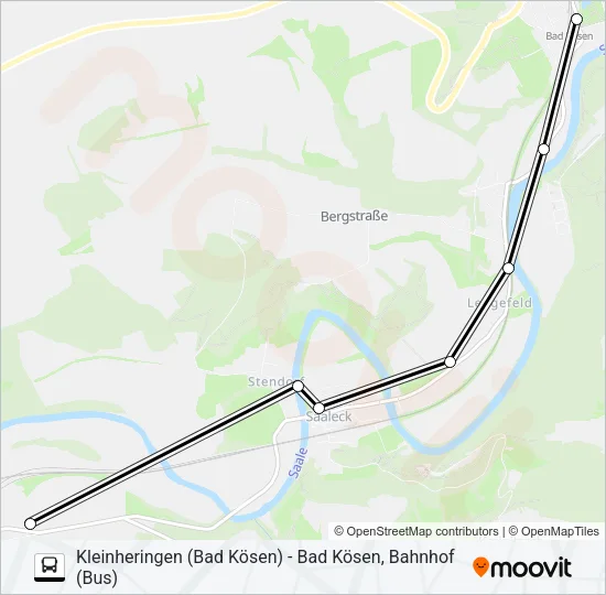 606 Bus Line Map