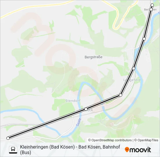 606 Bus Line Map