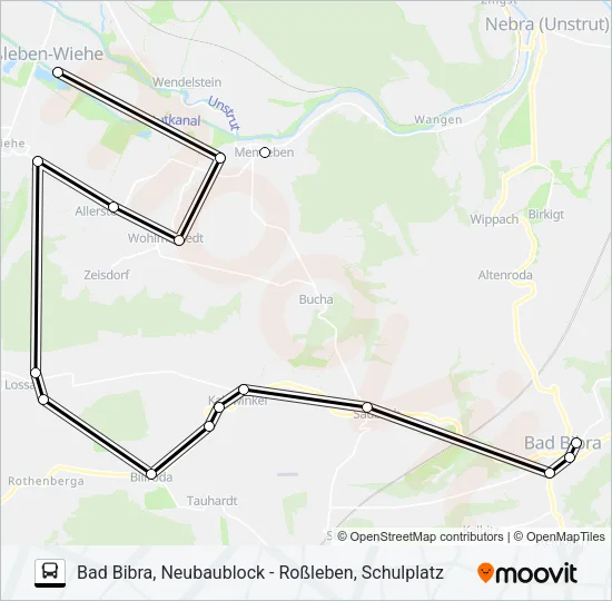 607 Bus Line Map