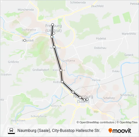Автобус 610: карта маршрута