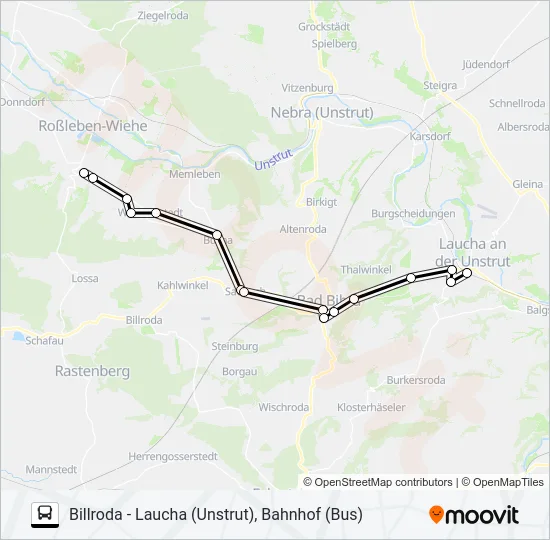611 Bus Line Map