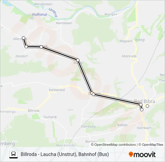 611 Bus Line Map