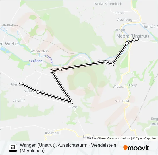 629 Bus Line Map