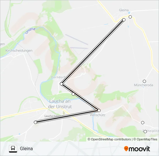 630 Bus Line Map