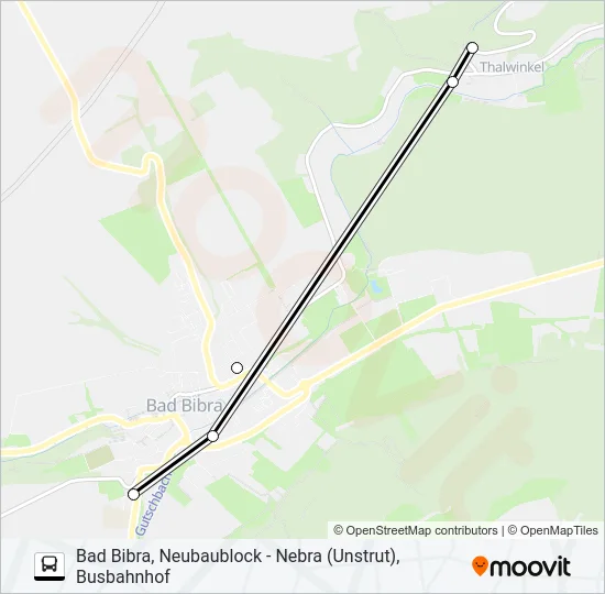 633 Bus Line Map