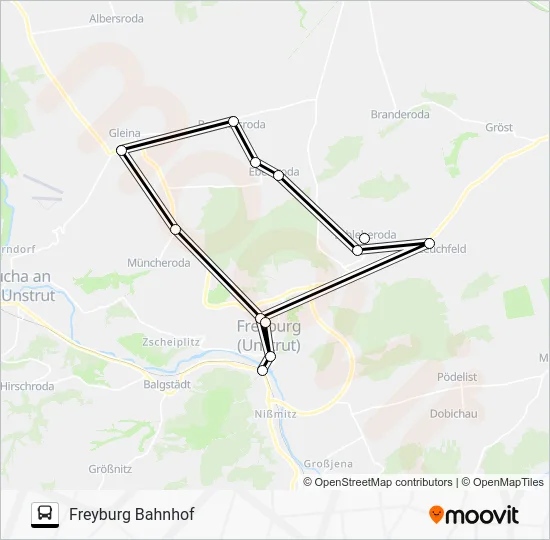 Автобус 634: карта маршрута