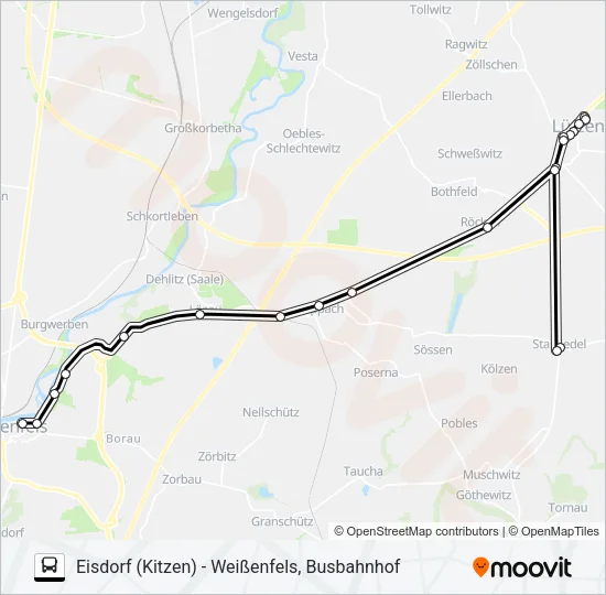 781 Bus Line Map
