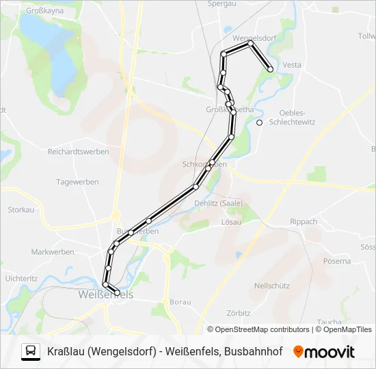 Автобус 785: карта маршрута