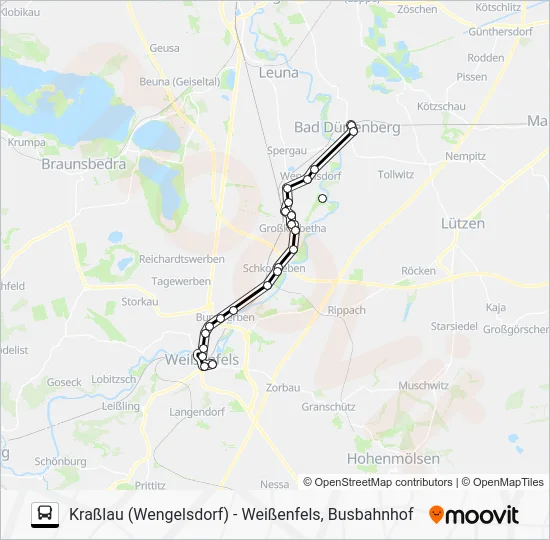 Автобус 785: карта маршрута