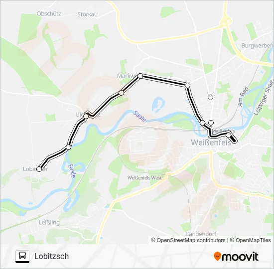 Автобус 792: карта маршрута