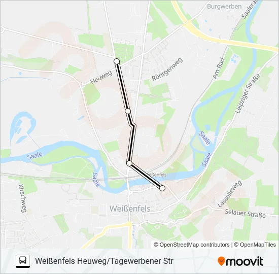 793 Bus Line Map