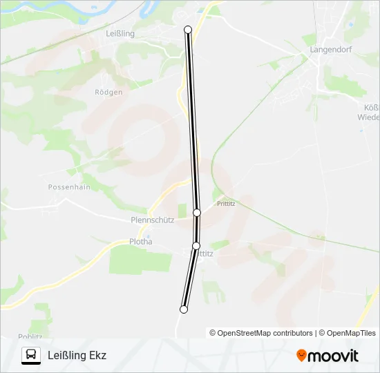 796 Bus Line Map