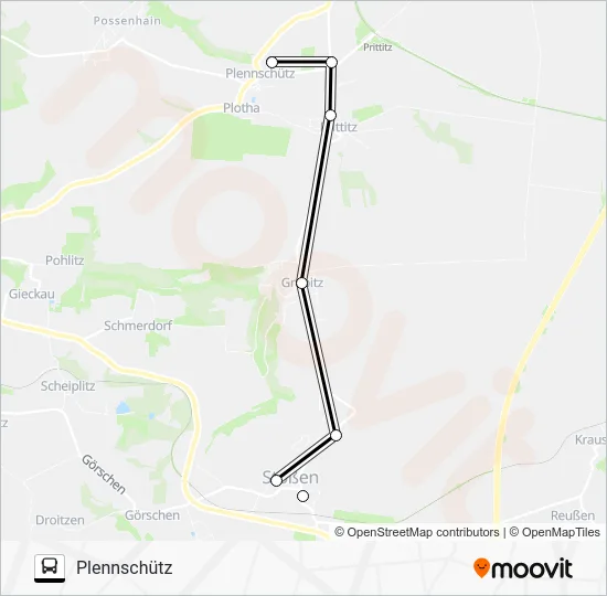 Автобус 796: карта маршрута