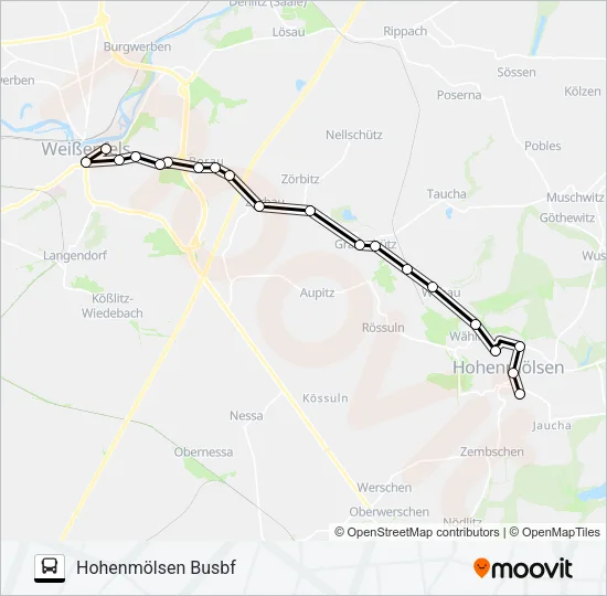 800 Bus Line Map