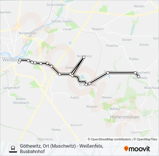 801 Bus Line Map