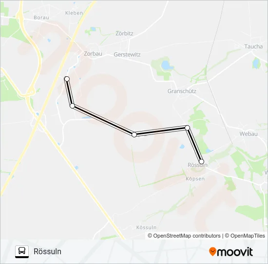 802 Bus Line Map