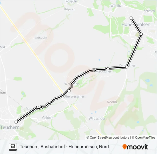 804 Bus Line Map