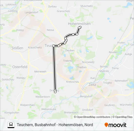 804 Bus Line Map