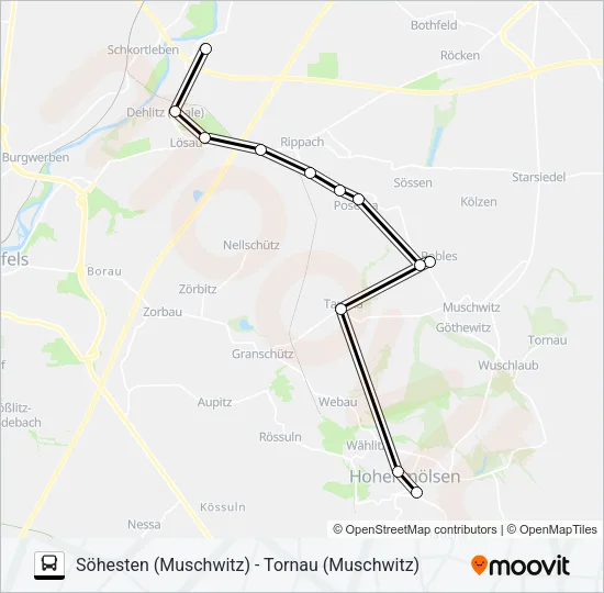 806 Bus Line Map