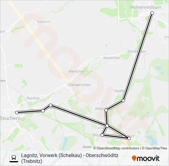807 Bus Line Map