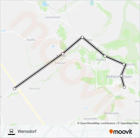 811 Bus Line Map