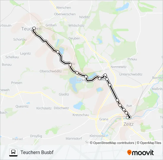 817 Bus Line Map
