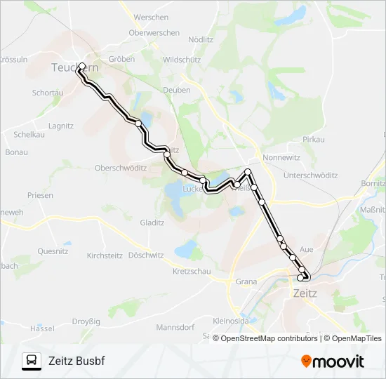 817 Bus Line Map