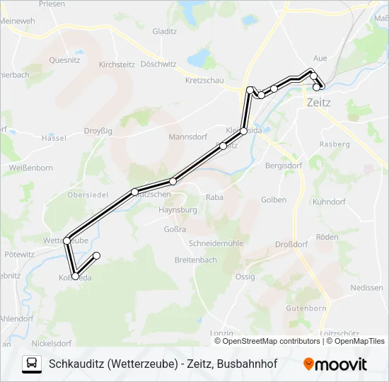 823 Bus Line Map