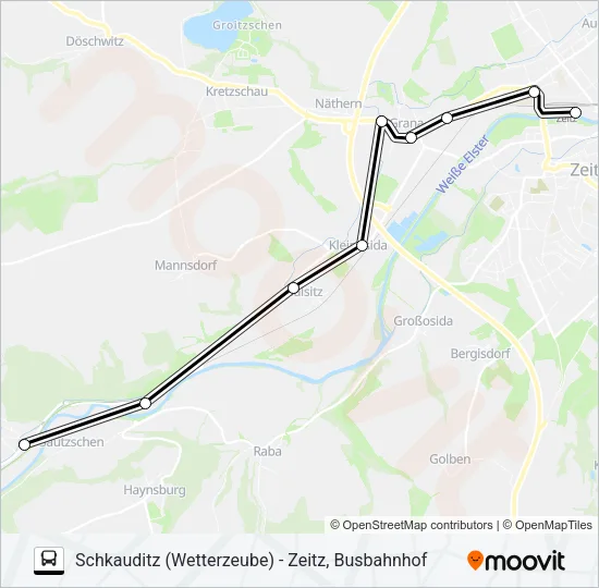 823 Bus Line Map