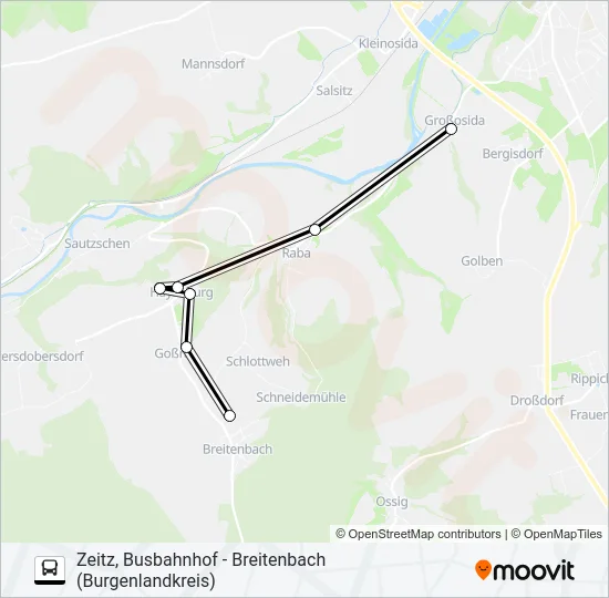 824 Bus Line Map