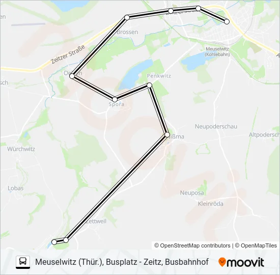 841 Bus Line Map