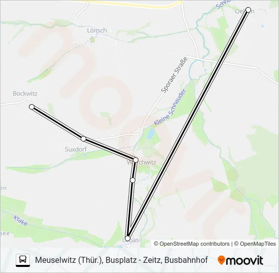 841 Bus Line Map