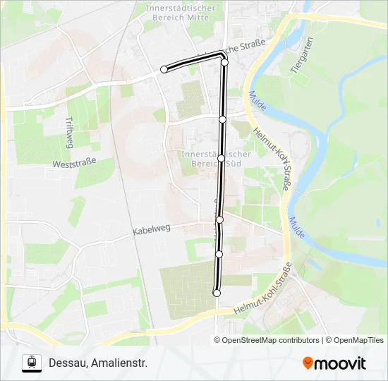 1 Light Rail Line Map