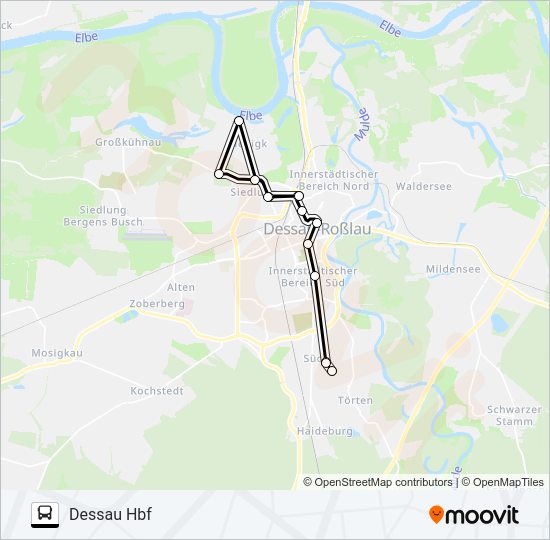 Автобус 10: карта маршрута