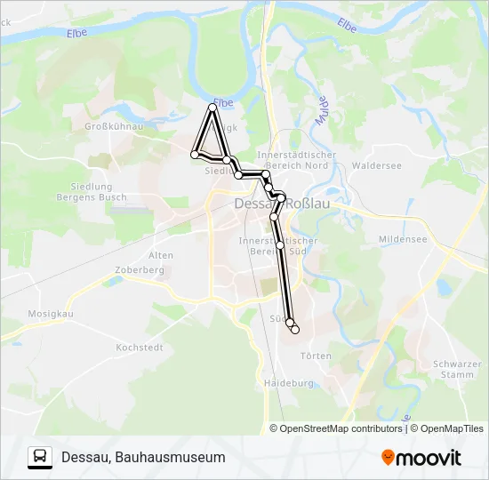10 Bus Line Map