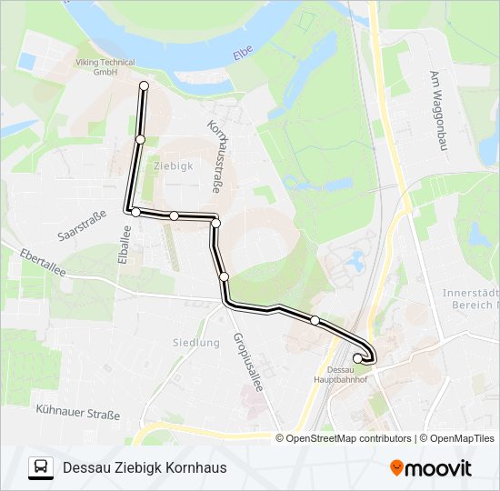 Автобус 11: карта маршрута