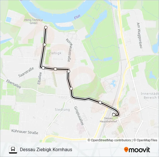 11 Bus Line Map