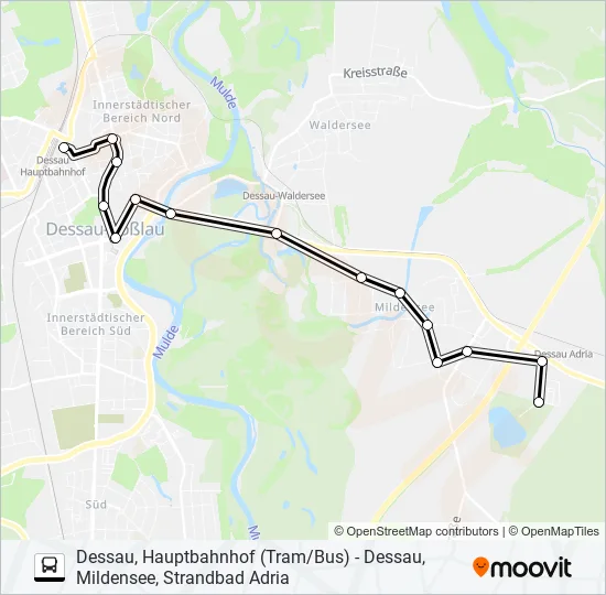 Автобус 14: карта маршрута
